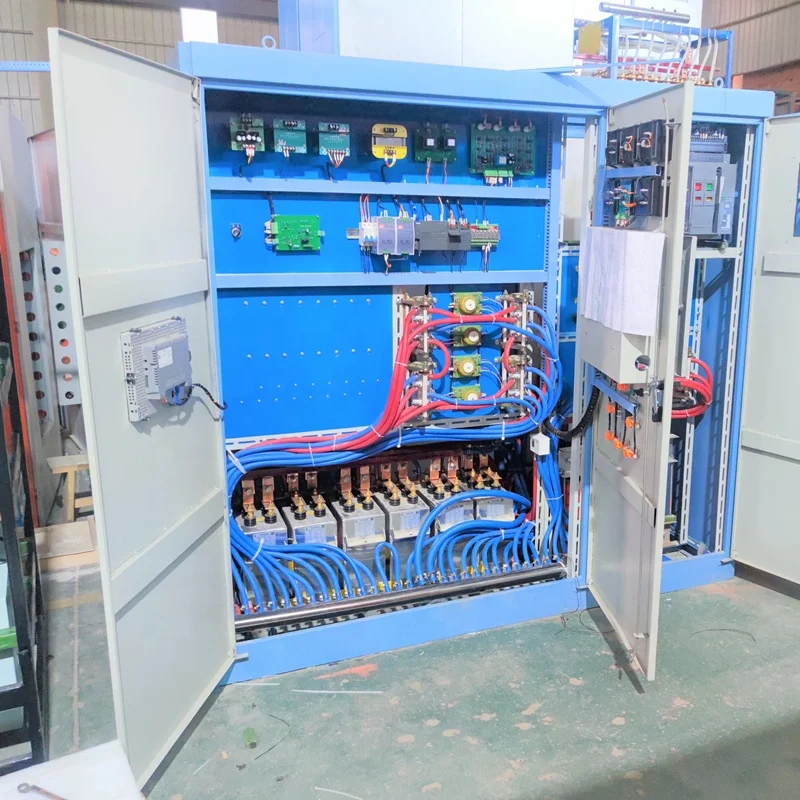 PLC aluminum shell induction melting furnace to melt 5tons steel