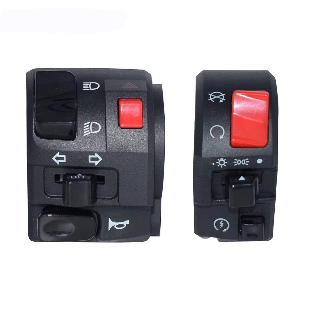 7/8inch Motorcycle Handlebar Left Right Switchgear Turn Signal Light Horn Button Blinker Switch For Benelli