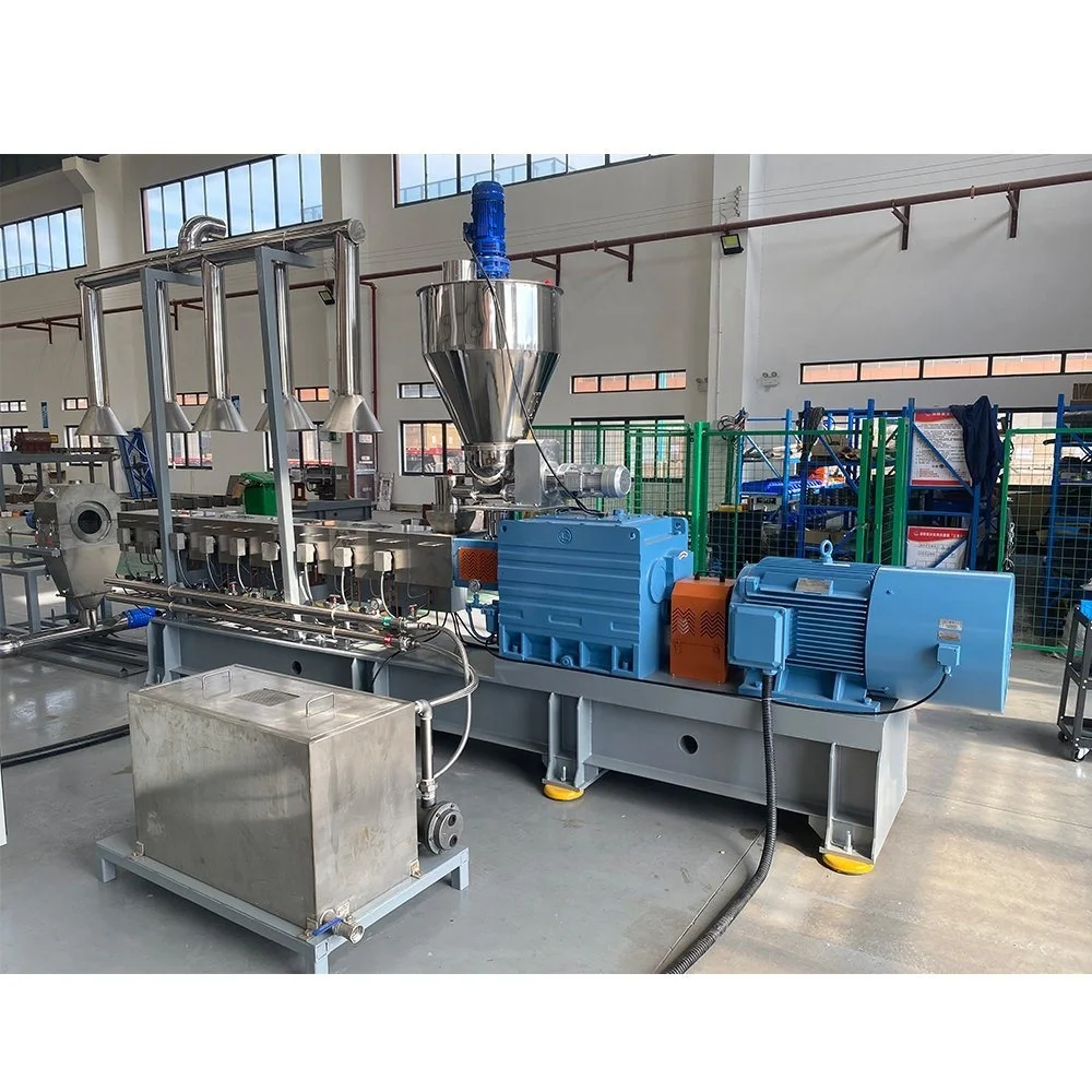 Customized   HDPE   PE PVC Plastic Pelletizer Granules Making Extruder Granulators Machine