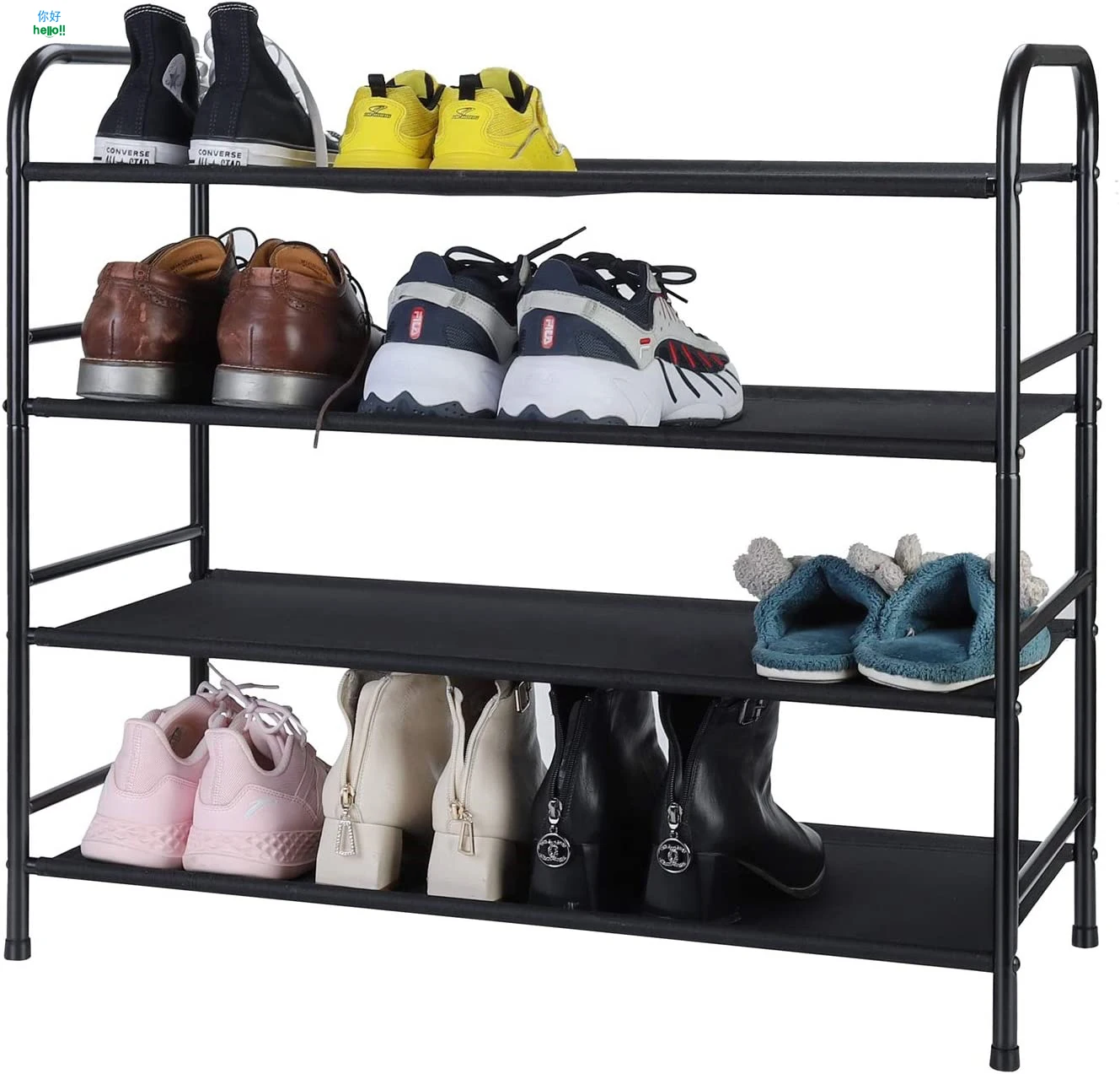 Cheap Hot Sale Non-woven Ventilation Shoe Rack Cabinet Shoe Display Stand Rak Sepatu With Covered