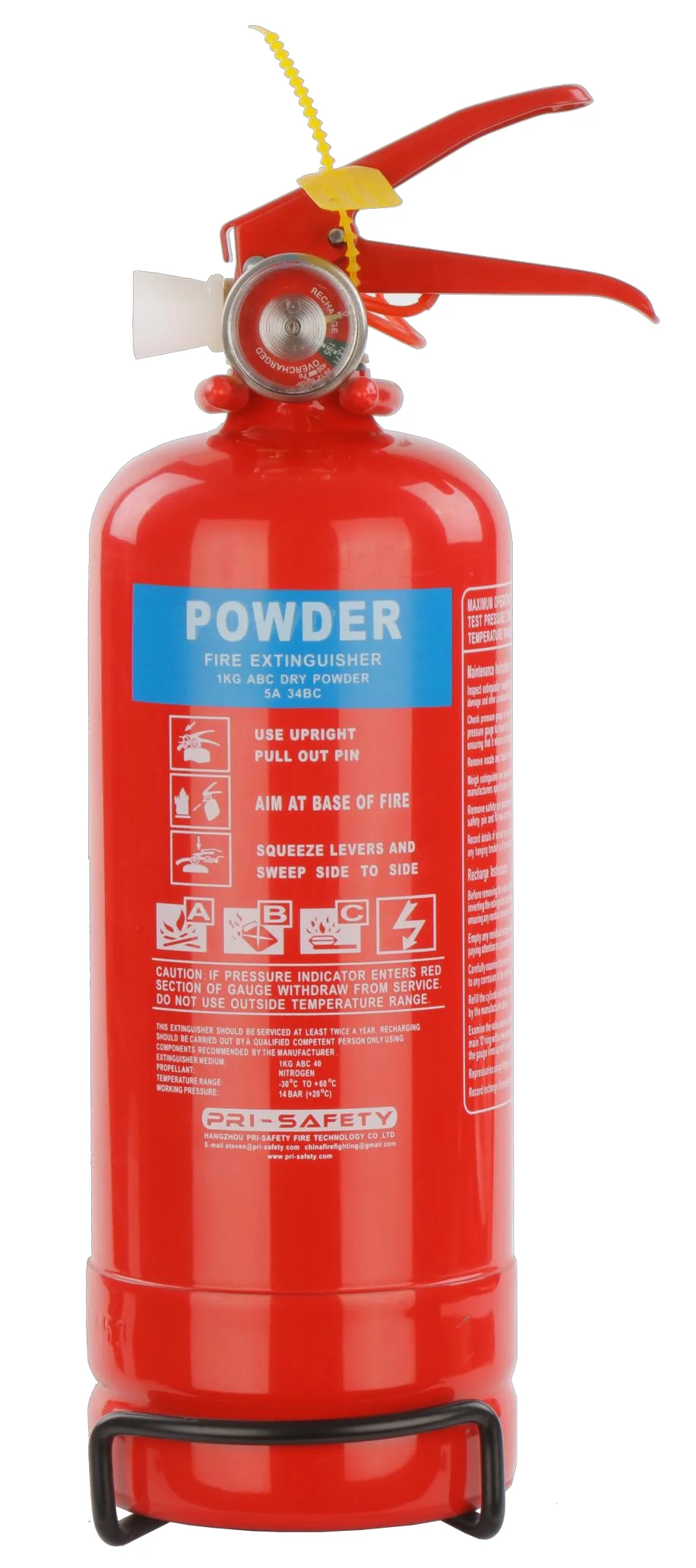 ABC Dry Powder Type DCP  Fire Extinguisher 1kg 4kg 5kg 6kg 9kg extinguisher extintores pqs