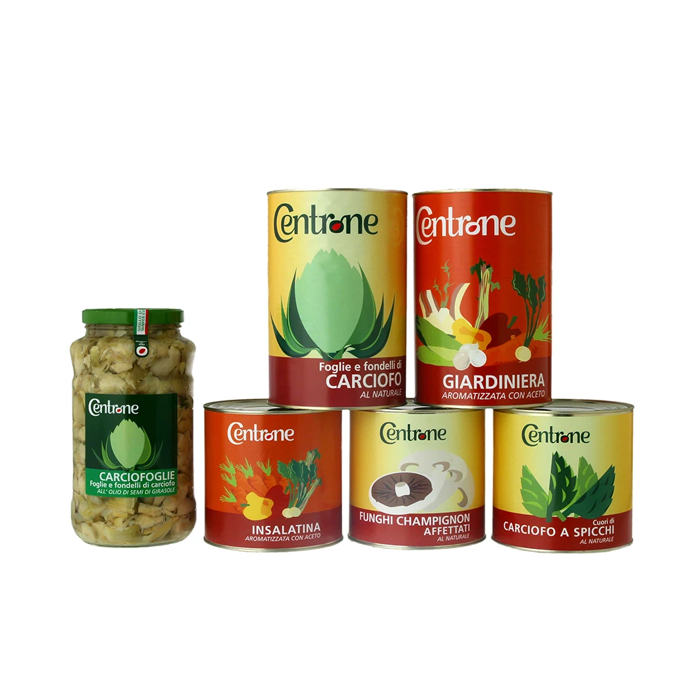 Centrone healthy products Best italian quality made sliced mushrooms in brine cenned food canned vegetables