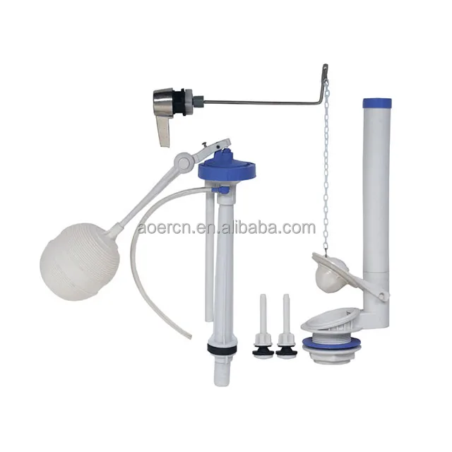 Plastic Toilet Tank Fitting of Dual Flush Valve Flushing System for Toilet Cistern Accessories