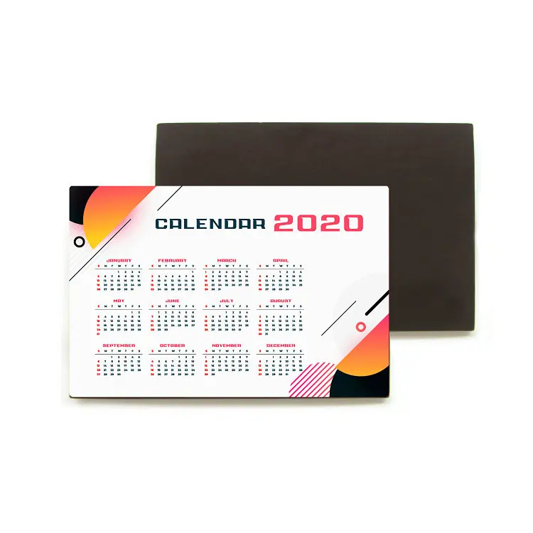 Watercolor hand-painted design Beautiful flower magnet calendar magnetic Fridge Sticker