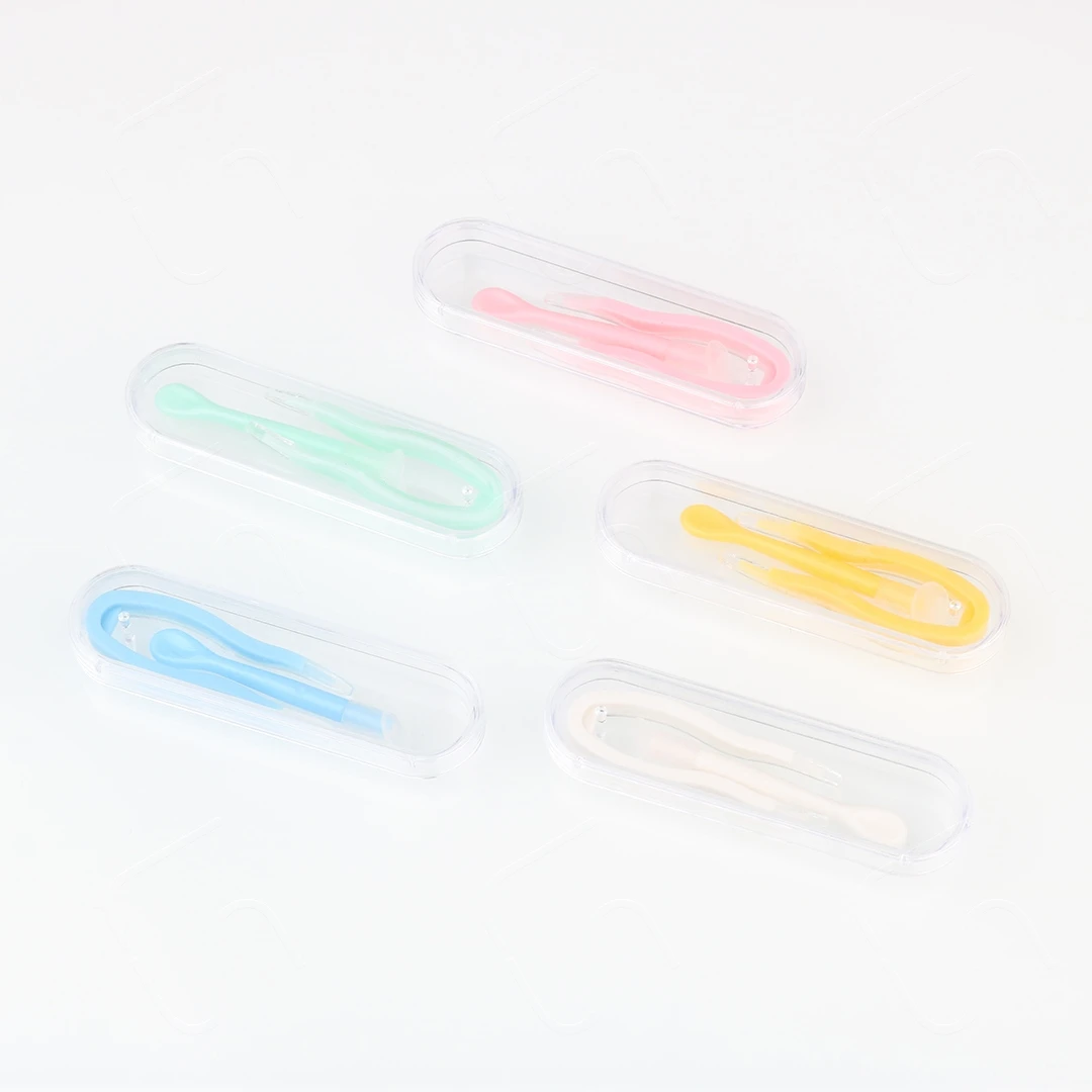 contact lenses case Accessories for contact lenses contact lens cleaner eye lenses solution estuche lentes de contacto