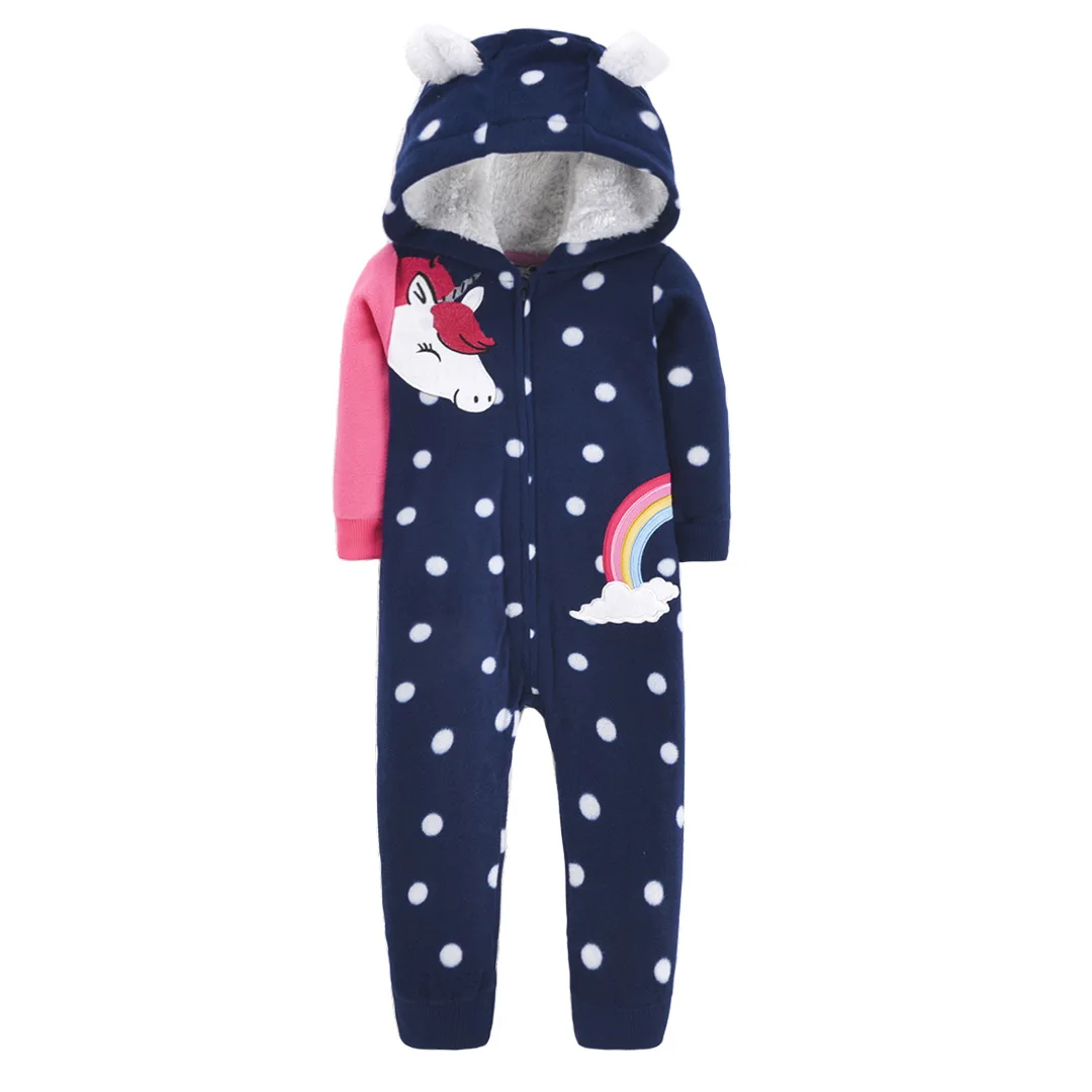 Baby one-piece clothes long sleeve baby boys zipper romper with hoodie for baby rompers