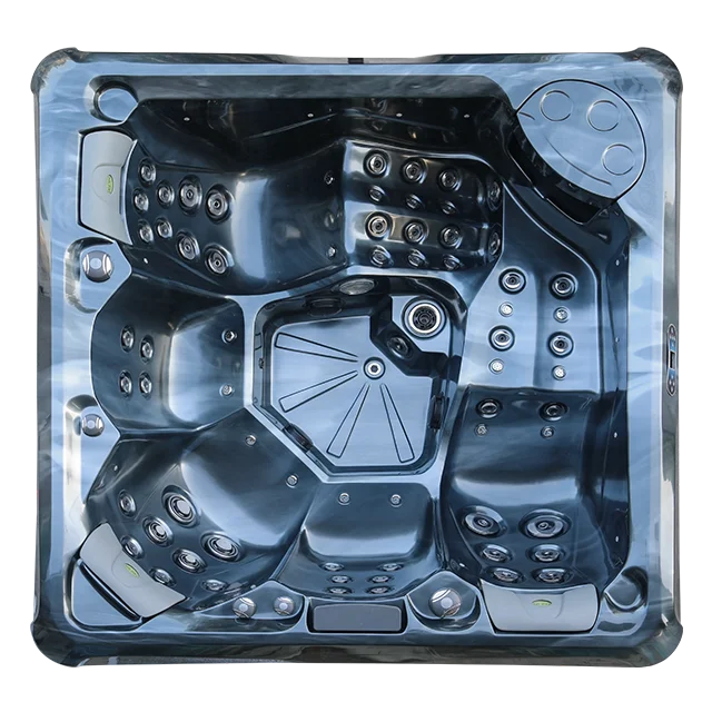 2 Lounge New Outdoor Massage Bathtub Whirlpool Spa Hot Tub