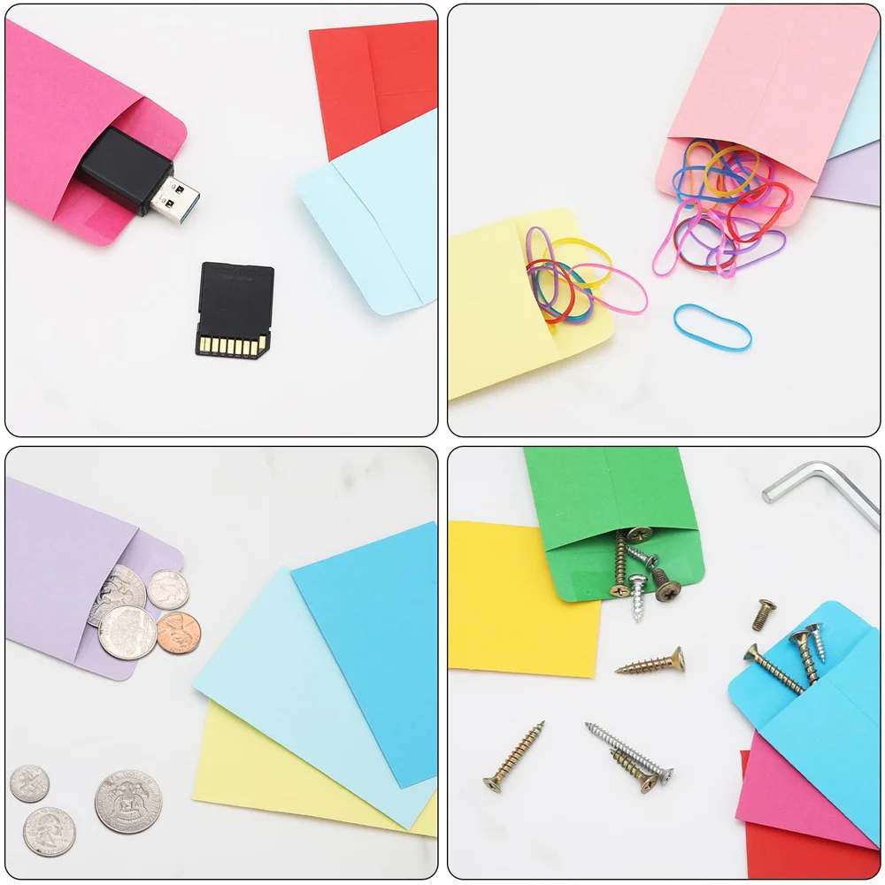#1 Paper Coin Envelopes 2.25x3.5 inch Mini Envelopes for Coins Stamps Seed Envelopes for Make Seed Packets