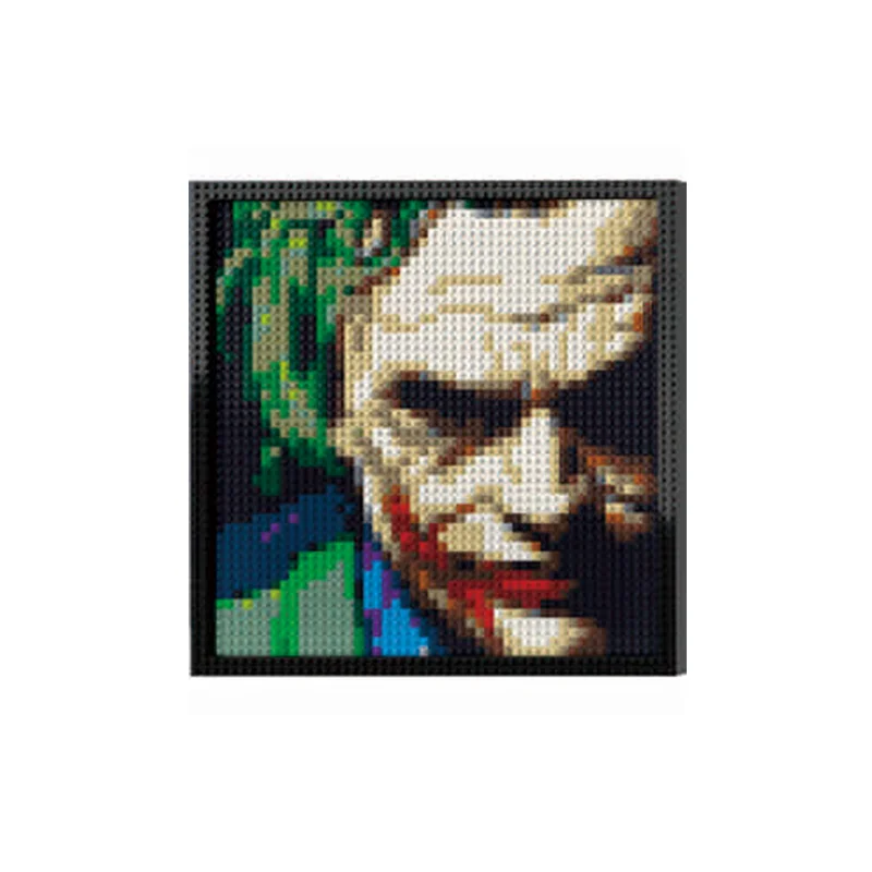 DIY Film Figure v Pixel Bricks Building Kit Customized Wall Art for Unique Home Mosaic Toy Decoration