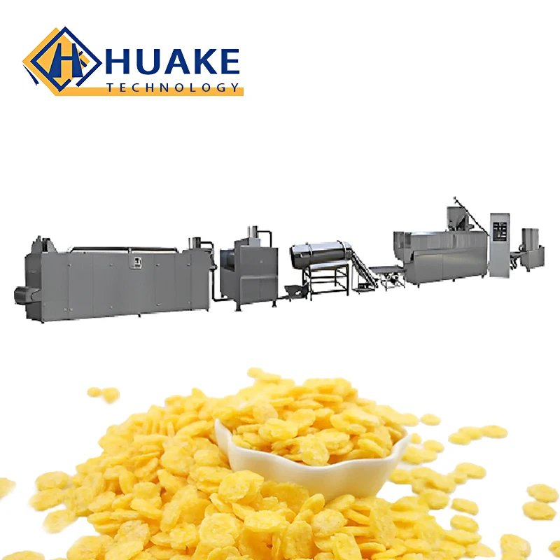 Good price breakfast cereal oatmeal production machine Corn chip extruder