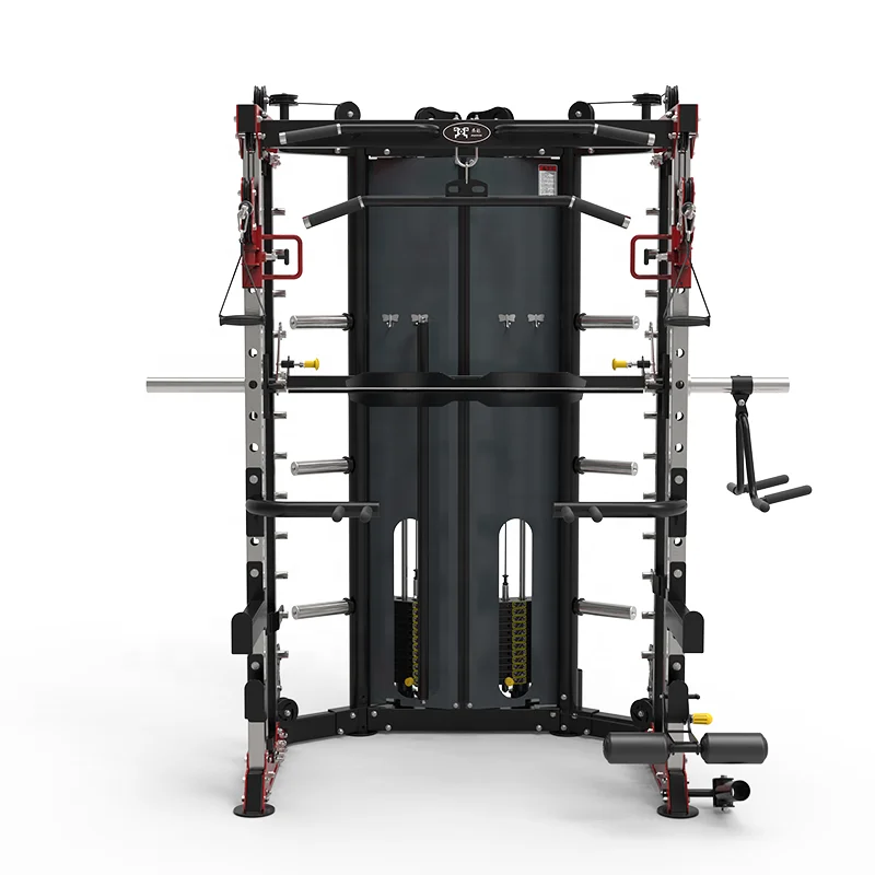 Best price jammer arm multi-functional gym equipment trainer smith machine with weight stack DY-6000
