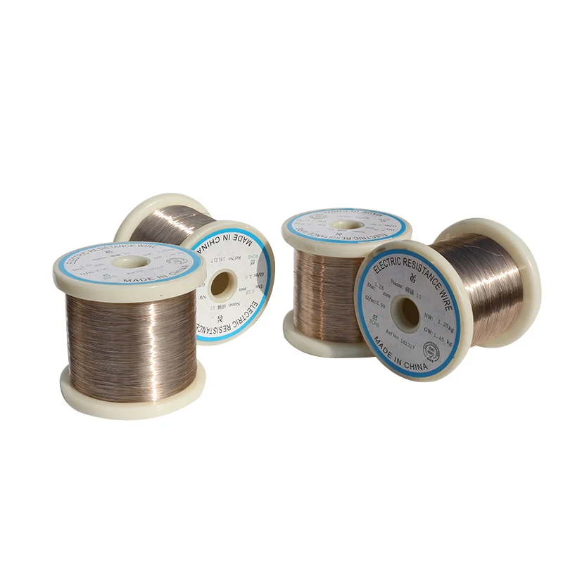 Jiangsu Haiwei 6J12 Manganin Alloy Copper Nickel Electric Resistance Alloy Heating Resistance Wire for Industry