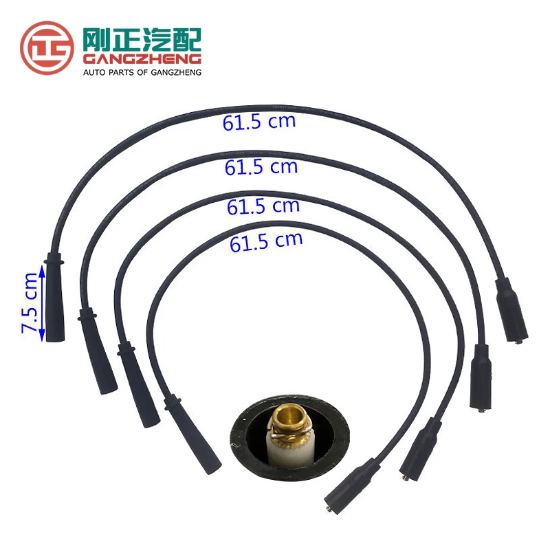 Auto Engine Silicone Spark Plug Wire Set Spark plug wire Spark Plug Cable Ignition cable For MG ZS MG4 MG4 EV MG5 MG6 MG7 GT HS