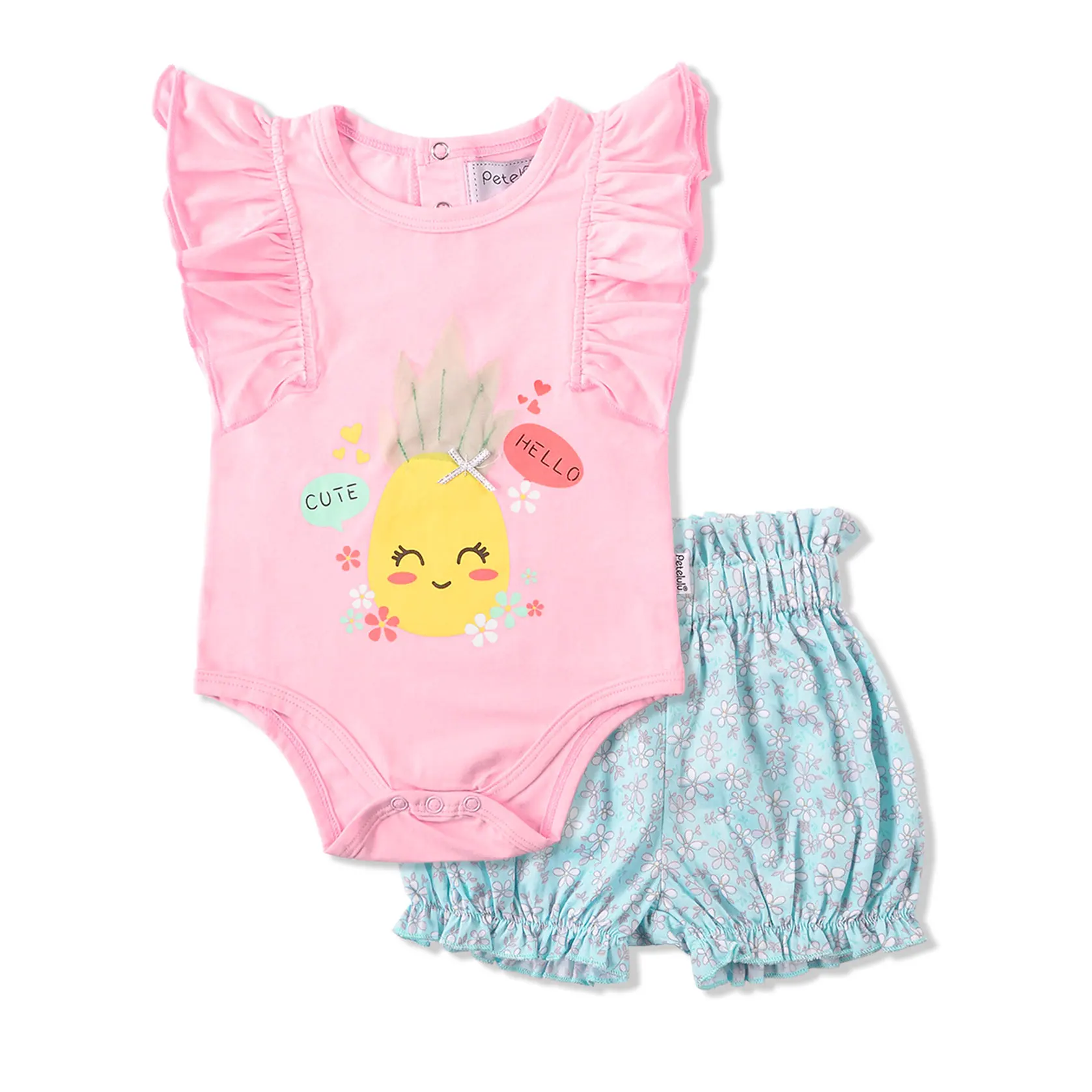 girls baby clothes 2pcs Set Type and Infants&Toddlers Age Group baby body suit