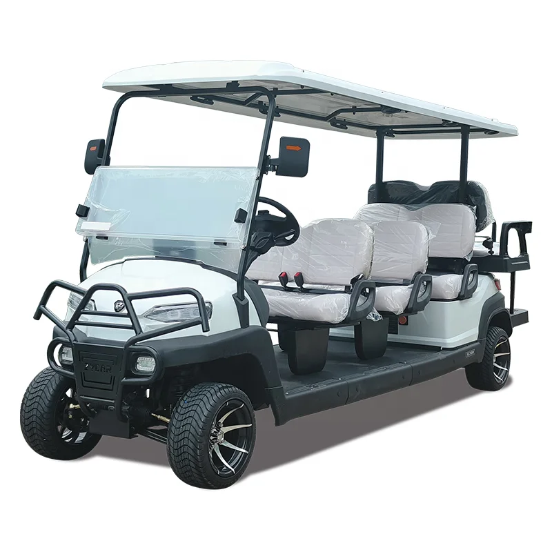 6+2 persoons shuttle golfkar 8 seater electric  golf cart 8 zitter Golfkar