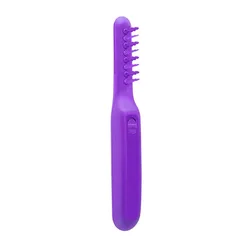 Electric Detangling Brush Automated Hair-Detangler - Automatic Hair Detangler Brush Wet Or Dry Use Purple Hair Brush