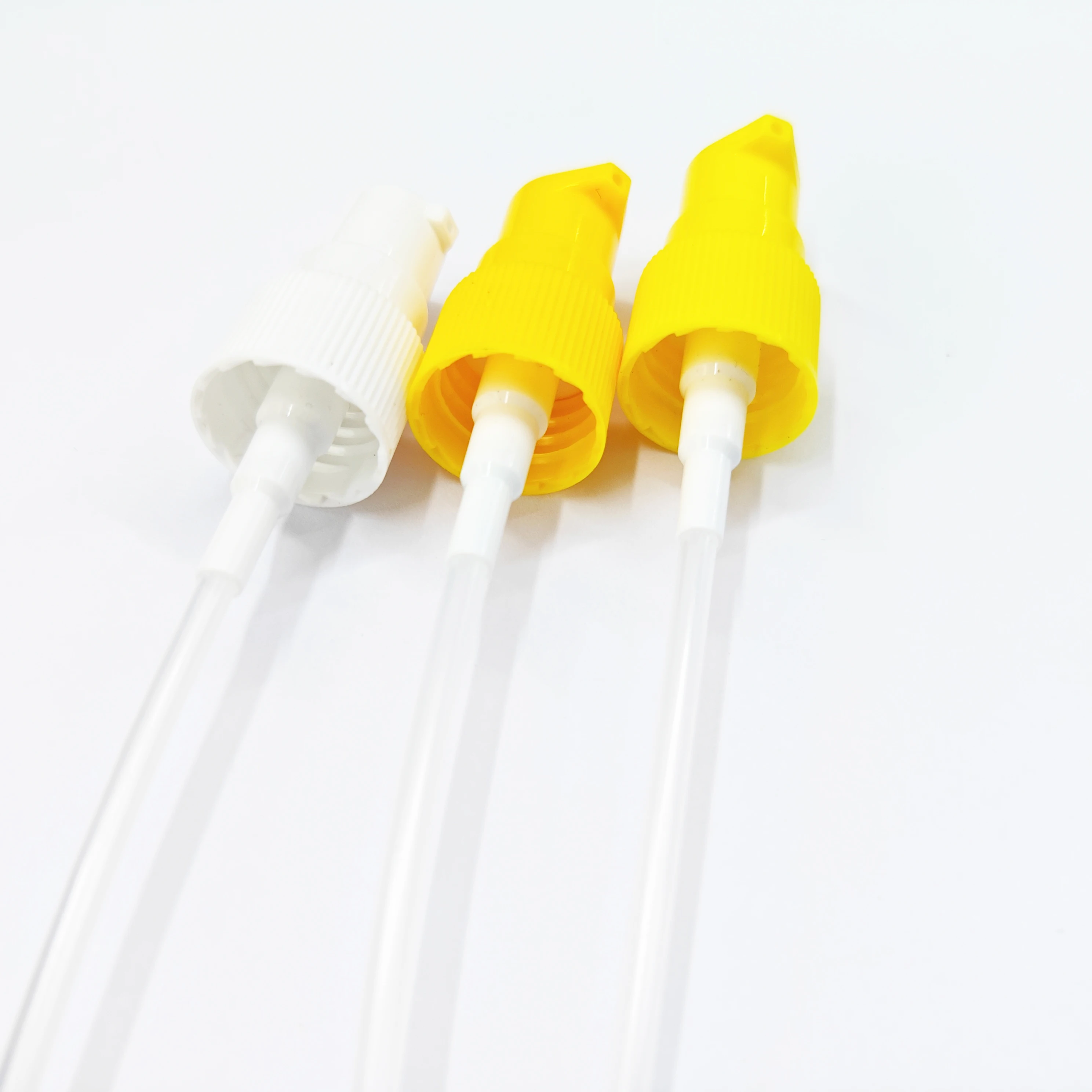 Face Care Cosmetic Half Cap Whole Cap Foam Pump Plastic Screw Clear Pump For Cream Dispenser Pump