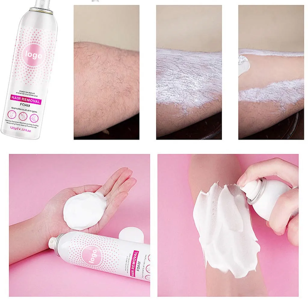 Korean Skin Care Painless Depilatory Hair Removal Cream Bubble Mousse for Body Underarms  Arms  Legs Bikini Area Skin