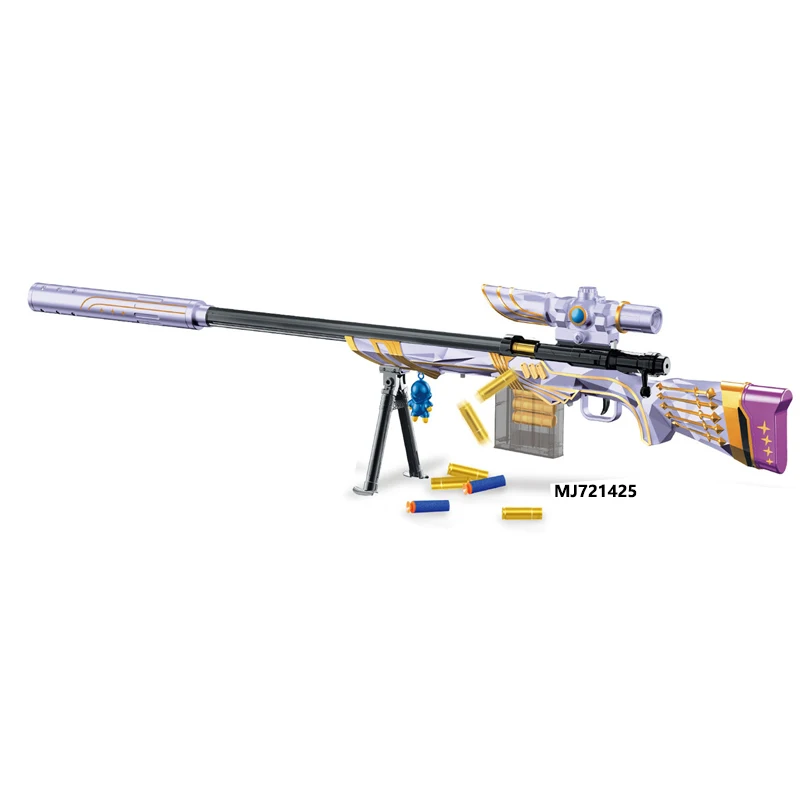 EVA safe plastic shooting toys M24 shell ejection soft bullet gun sniper gun soft bullet gun toy for kids 14+years