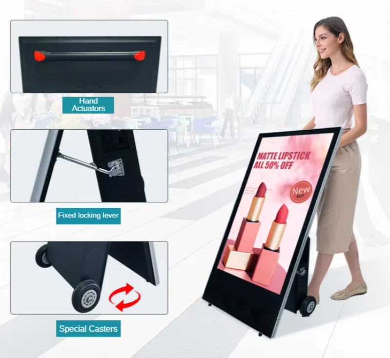 Outdoor LCD digital signage and displays Advertising digital signage provide a more targeted advertising retail LCD display