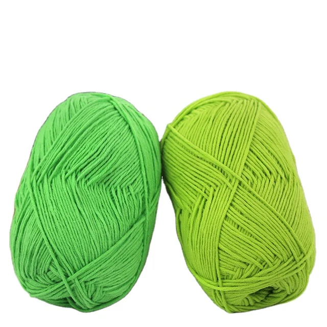 China 1/2.2NM 5ply Fancy Yarn Hand Knitting Cotton Milk Yarn 60%cotton 40%Acrylic KnittingYarn