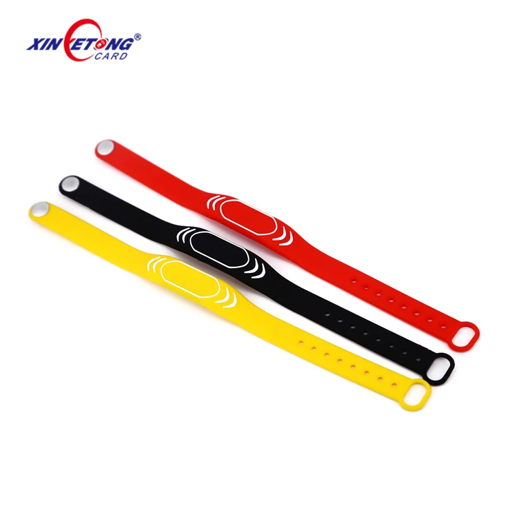 Personalized Silicone Wristband Nfc/rfid Bracelet For Access Control
