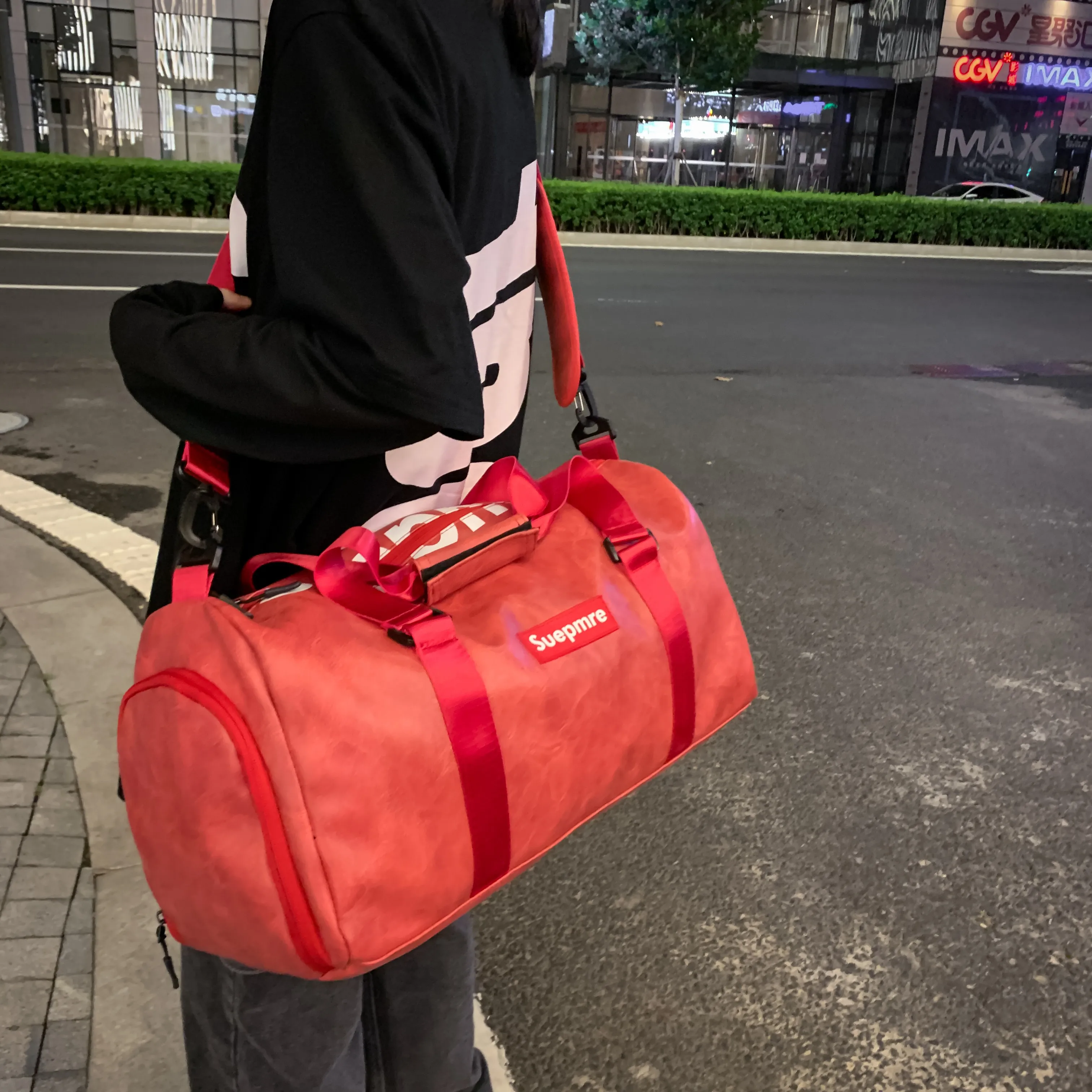 High quality shoulder mens designer travel luggage bag Crossbody men totes Polyester duffel handbag duffle bags