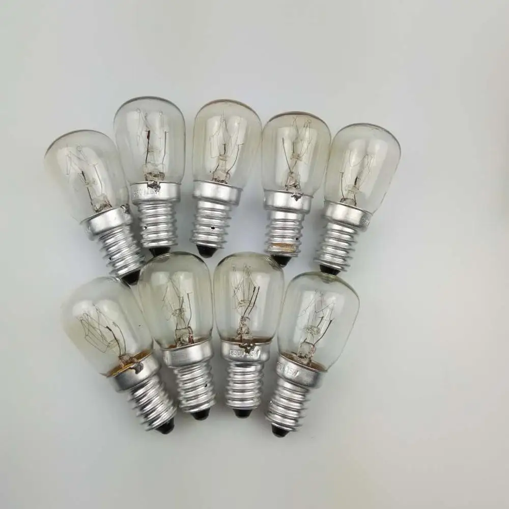 220V E14 Incandescent Bulb ST26 Salt Lamp Bulbs 15W Indicator Refrigerator Light Bulb