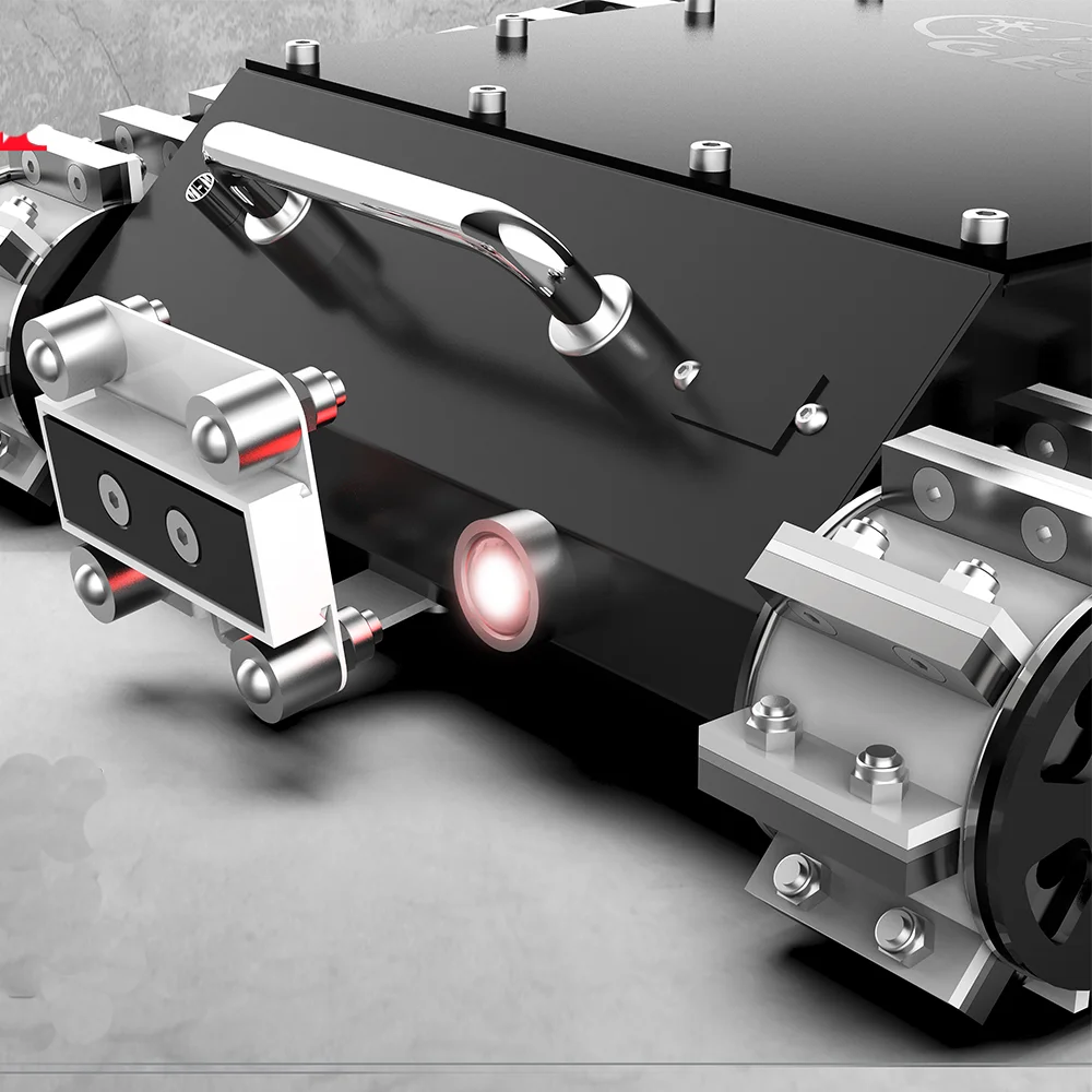 GECKO-MA360A oil tank inspect magnetic wheel vertical climbing robots for industrial inspection