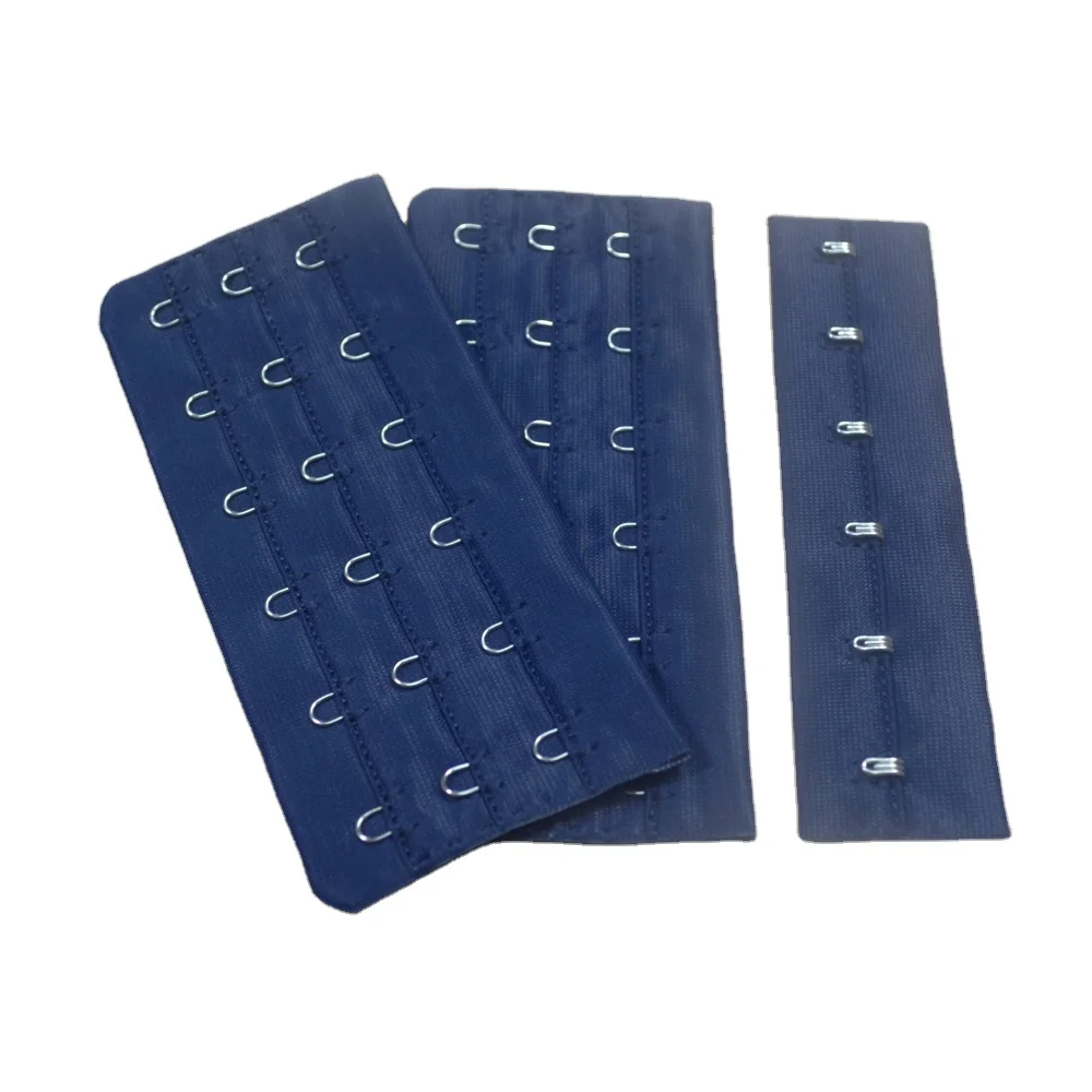 Factory 3*2 3 Rows 2 Hooks High Quality Nylon Bra Hook And Eye Tape For Corset Custom high quality nylon and polyester bra hook