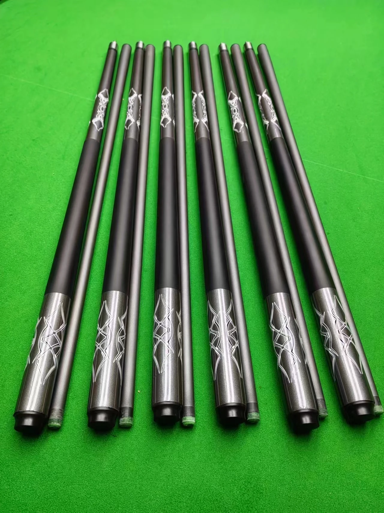 Hi Quality Professional Cues Stick Used for Tournament Wholesale Accessories 10.5-13mm Snooker Billiard Stainless Steel Ash Wood