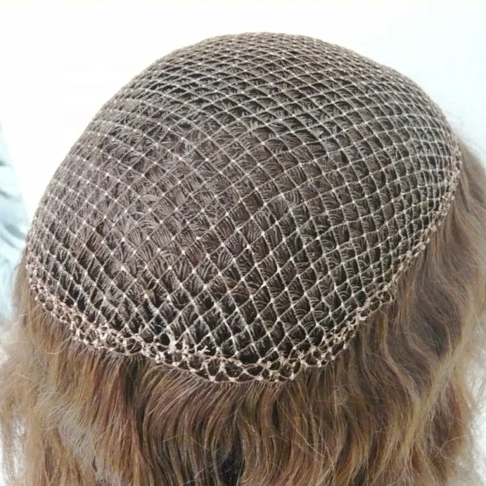 Fishnet Human Hair Fish Net Integration Wig Topper Hair Piece