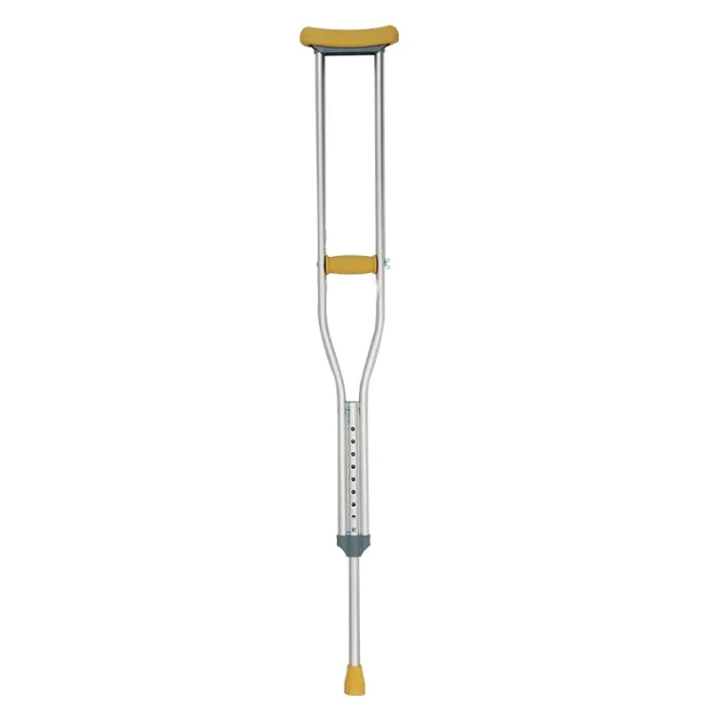 Nursing Care Equipment Lightweight Aluminum Alloy Underarm Armpit Crutches Quickfit Walking Stick Cane for Handicapped