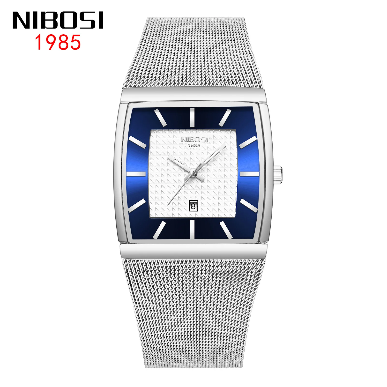 Men Top Brand Luxury Waterproof Sport Watch Men Casual Ultra Thin Mesh Band Quartz Wrist Watch