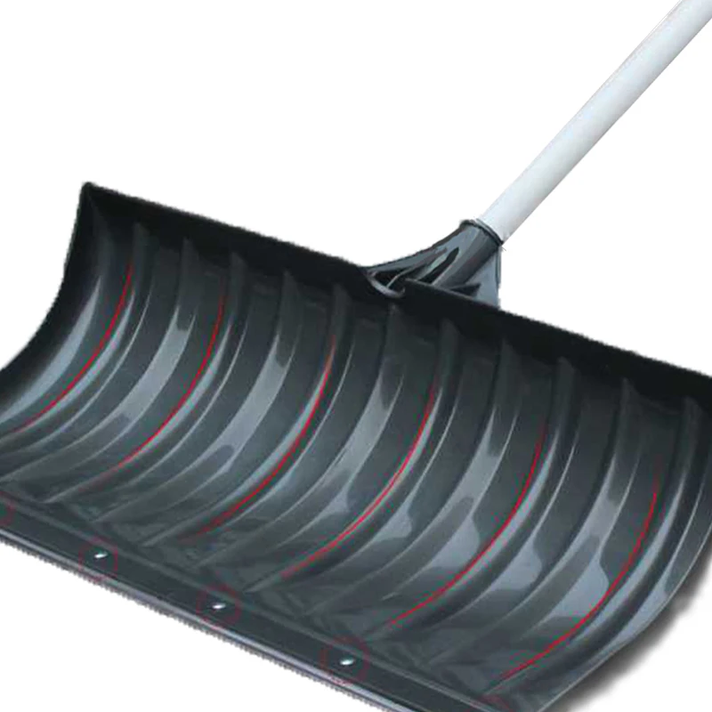 New Arrival Thickened Manganese Steel Large Capacity Easy Assembly Anti-skid Explosion-proof Safe Reliable Wheeled Snow Shovel