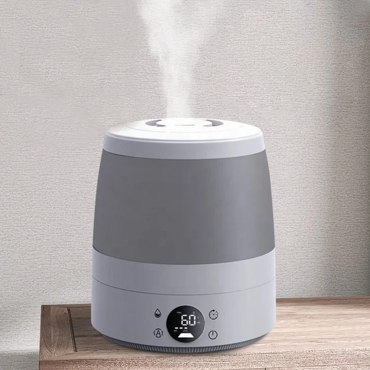 mist portable ultrasonic humidifier for household high-capacity 5500ml portable air humidifier foldable