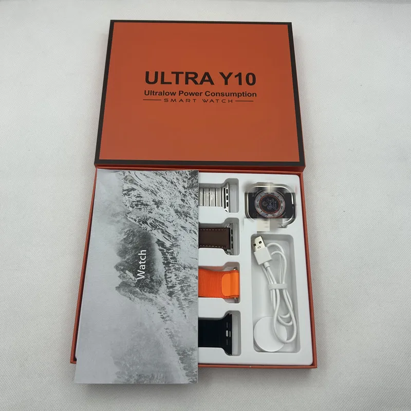 Y10 Y20 ultra 4 in 1 smart watch 2023 Latest waterproof wireless charger series 8 watch call 49mm Reloj smartwatch