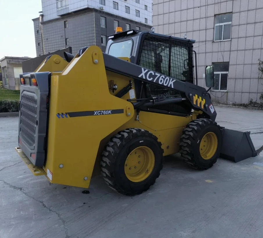 Hot Sell Brand New 1ton Mini Skid Steer Loader Excellent Quality XC740K with Bucket Leveling Function