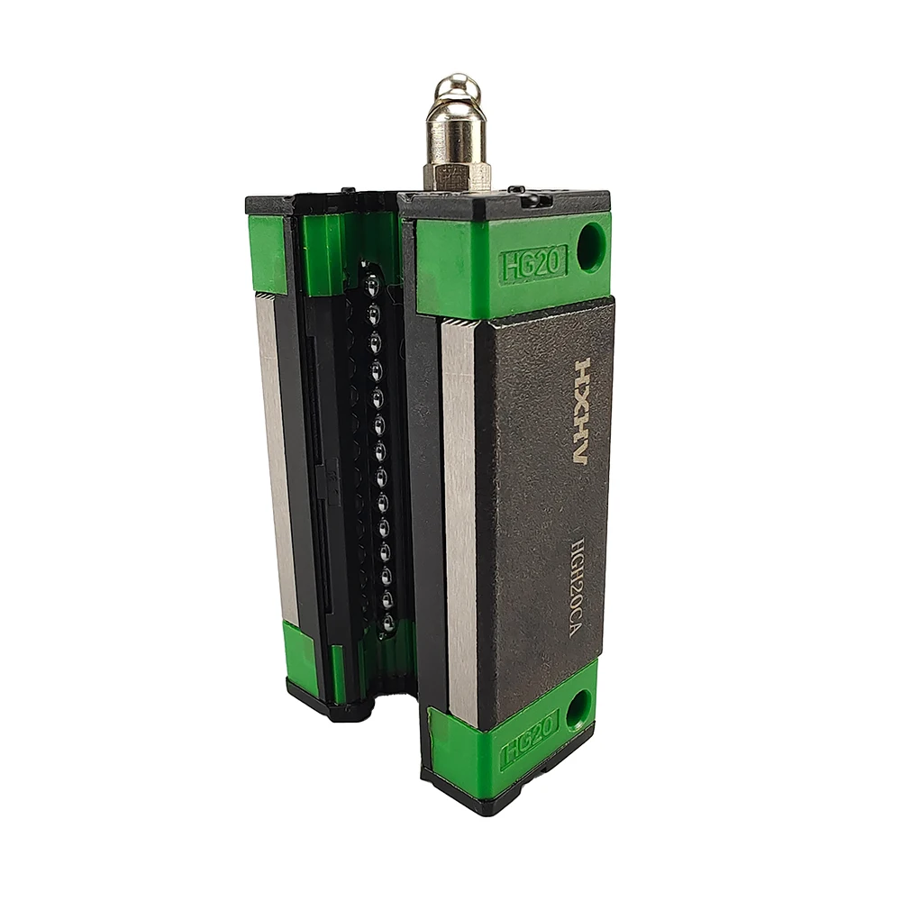 HXHV HGH20CA for linear actuator cnc linear guide anodized black aluminum rail part