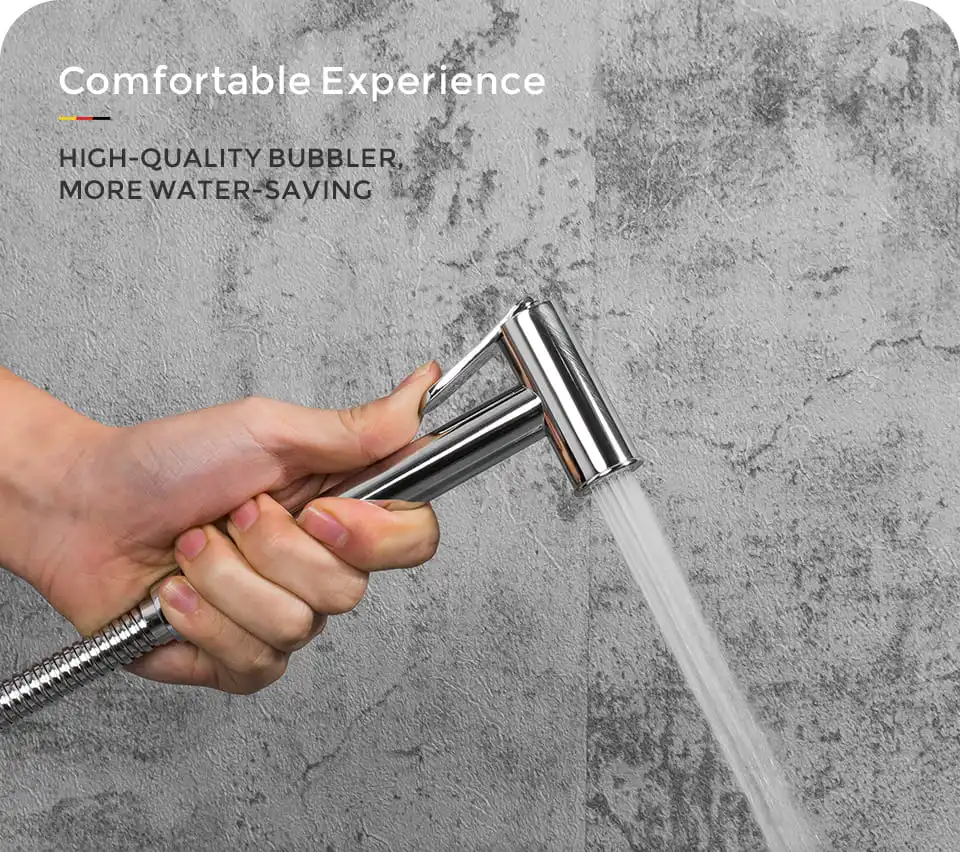 GAPPO Chrome Toilet Bidet Spray Sanitary Ware Health Faucet Thermostatically Adjustable Bidet Shower Faucet