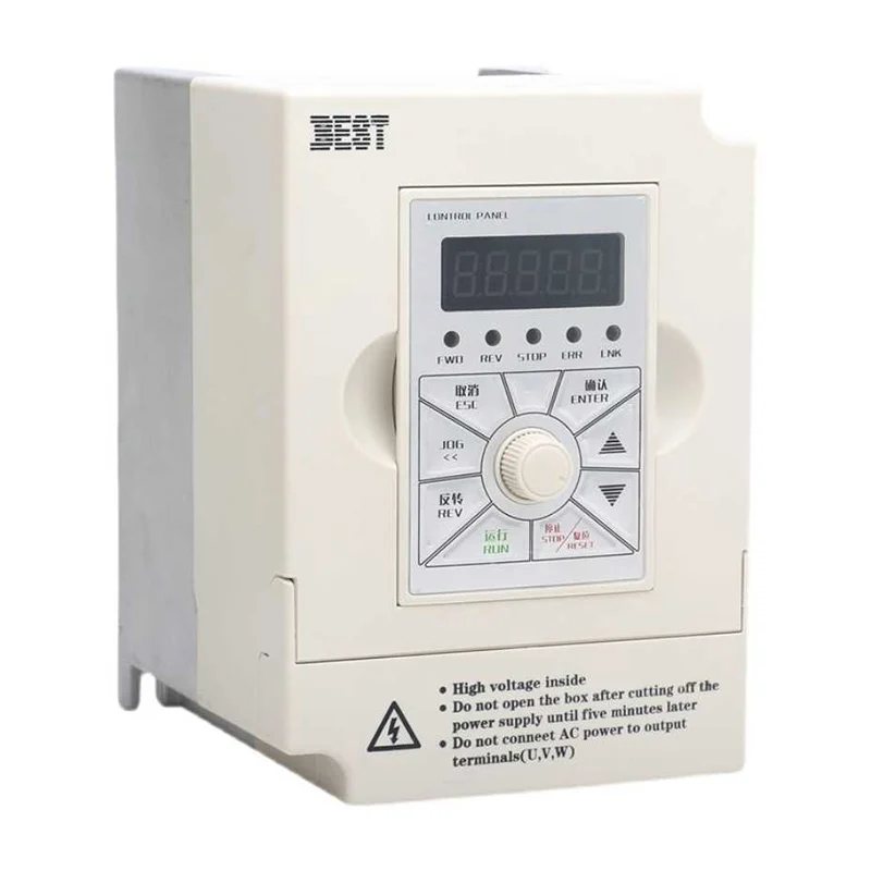 VFD Frequency Inverter 3 Phase 220V 380V 1.5kw Variable Frequency Drive Frequency Converter for Motor CNC Spindle