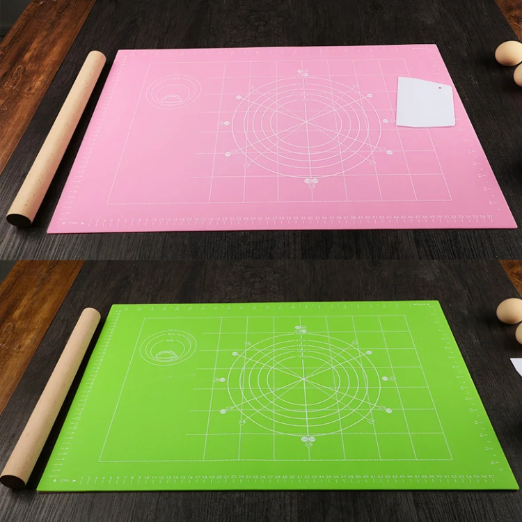 kitchen counter silicone Rolling Mat with high quality wholesale fondant mat silicone for baking
