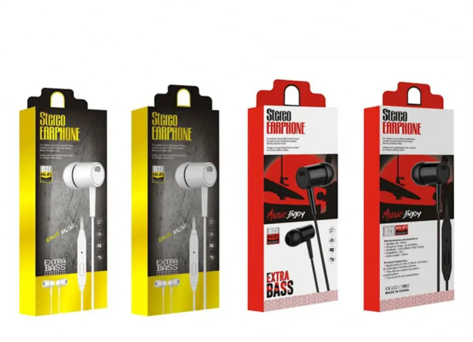 2024 Cheapest Wired Earphone With Microphone Subwoofer 3.5mm Wired Earphones Anc D21