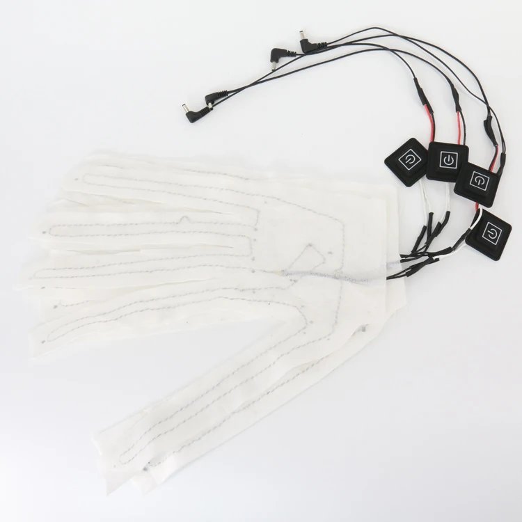 Electric Far Infrared Carbon Fiber Heating Elements Heating Pad System for Winter Sports Glove