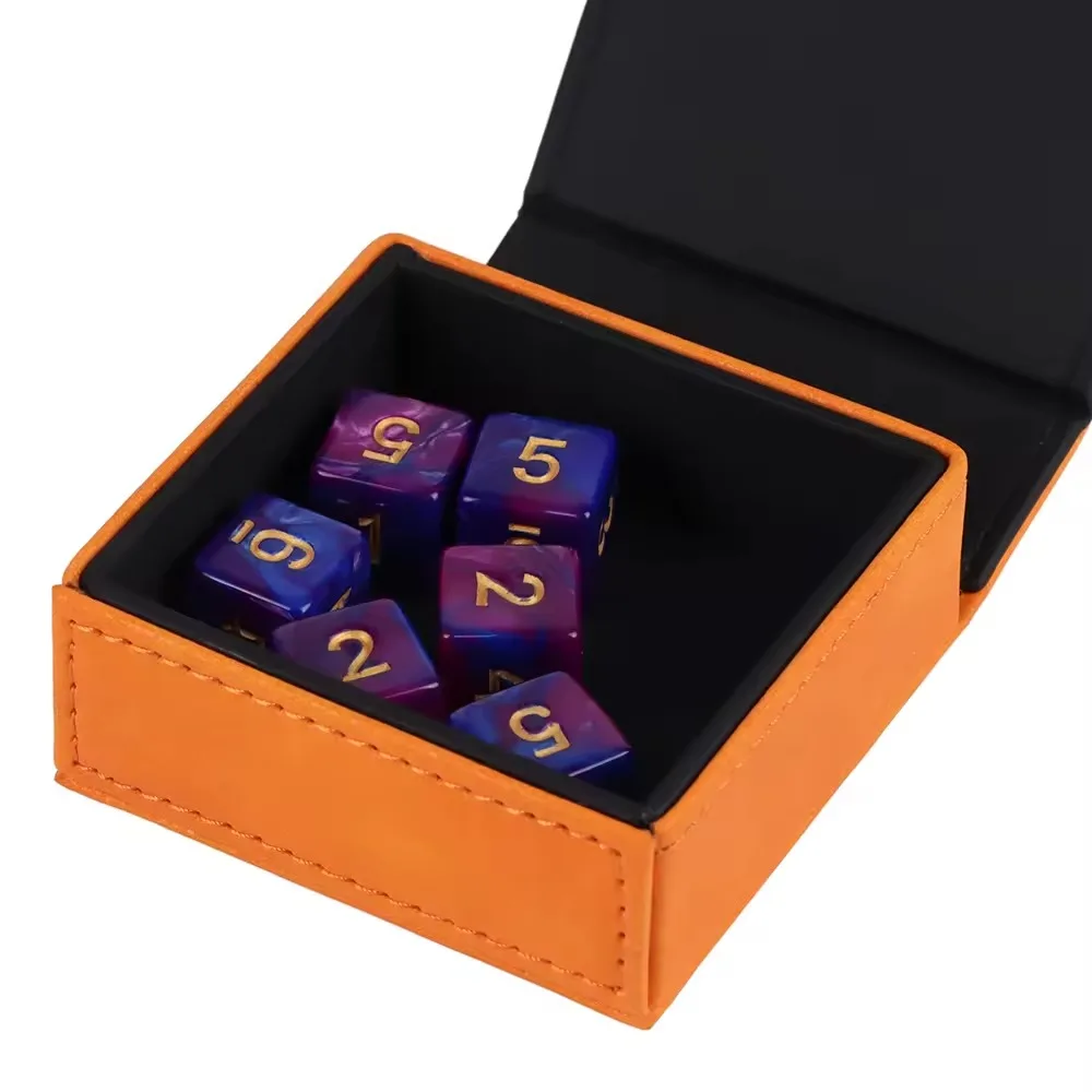 Wholesale Custom PU leather Magnetic playing Card Poke mon PU Card Storage Box Storage Box card deck box