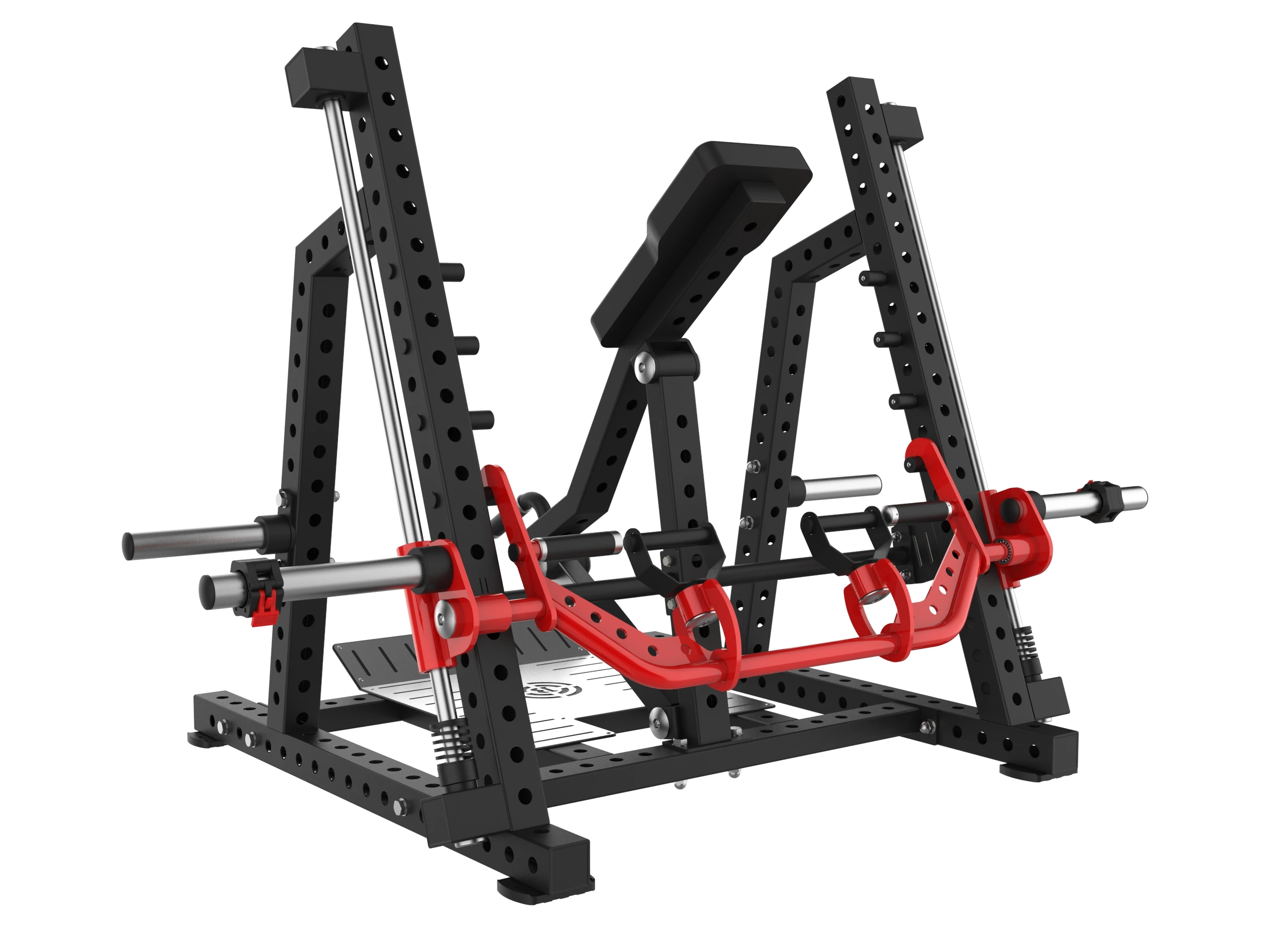 Fitness equipment scissor shoulder lift for gym use