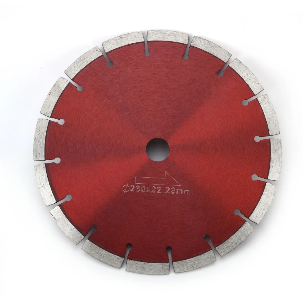 Diamond Segmented saw blade For Cutting Granite, 9 in Blade Dia.
