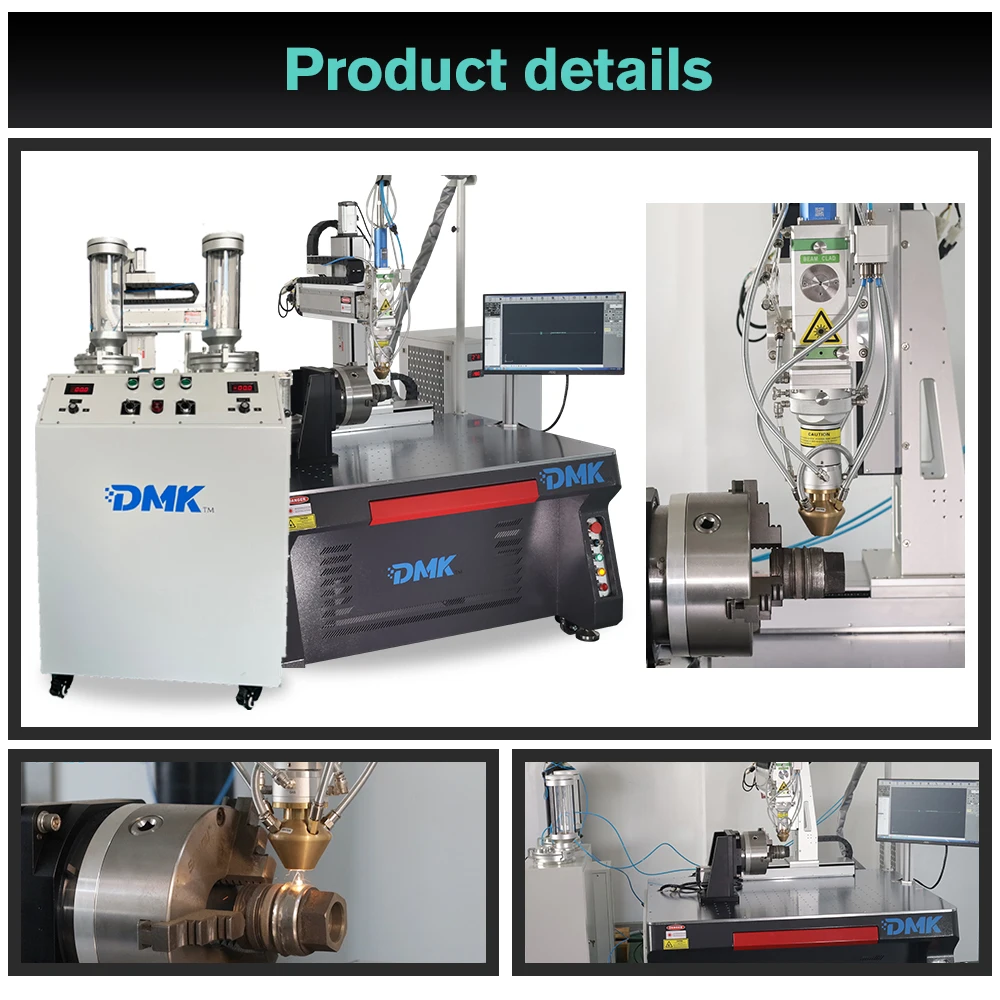 DMK 3kw Fiber Laser Cladding Machine Double Power Feeding Machine