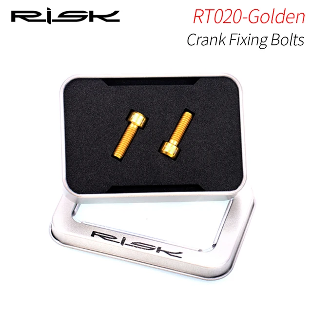 Mountain Bike M20x8 Crank Arm Bolt MTB Bicycle BB Cap Titanium Alloy Crankset Screw for Deore/XT/SLX/XTR/105/UT/DA Chainset