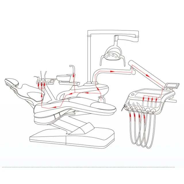 Дешевые товары из Китая в комплекте Роскошные стоматологическое кресло бумагиткань бумажной высокого качества